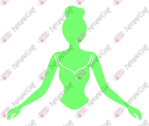 Pani Wiosna 2 Dekoracje z papieru