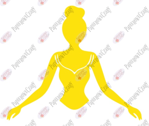 Pani Wiosna 2 Dekoracje z papieru