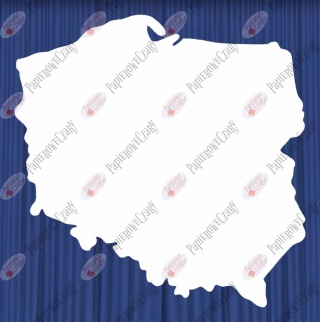 Polska obrys Dekoracje z papieru
