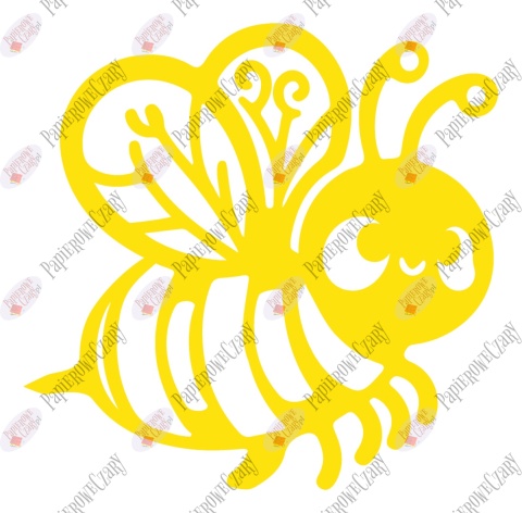 Pszczoła 9 Dekoracje z papieru