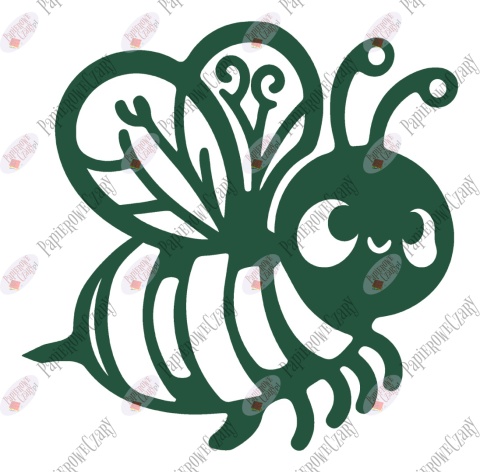 Pszczoła 9 Dekoracje z papieru