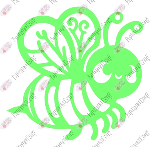 Pszczoła 9 Dekoracje z papieru