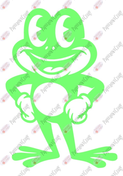 Żaba 7 Wiosna Dekoracje z papieru