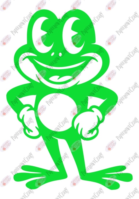 Żaba 7 Wiosna Dekoracje z papieru