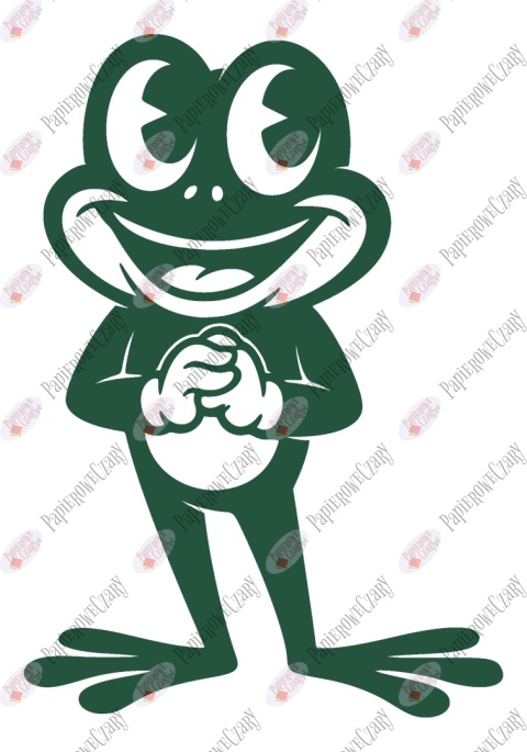 Żaba 8 Wiosna Dekoracje z papieru