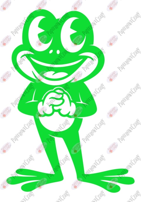 Żaba 8 Wiosna Dekoracje z papieru