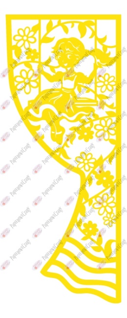 Zasłonka wiosenna 5 Dekoracje z papieru