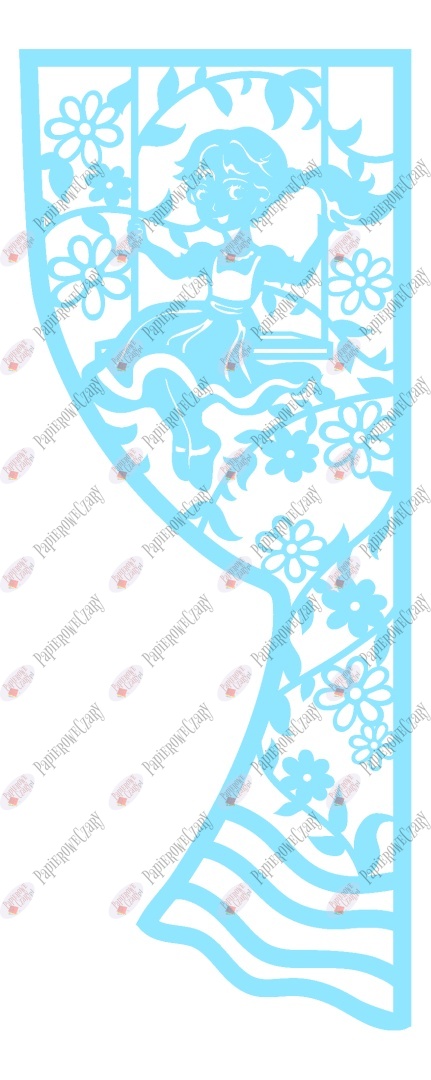 Zasłonka wiosenna 5 Dekoracje z papieru