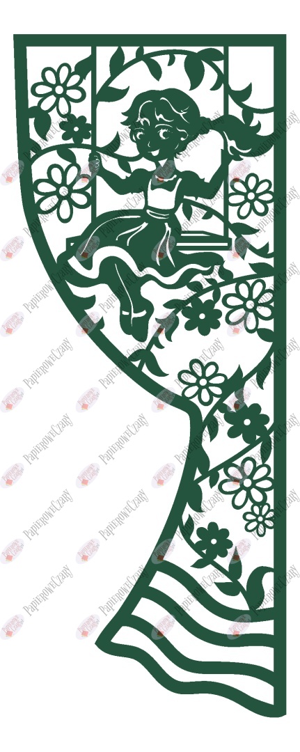 Zasłonka wiosenna 5 Dekoracje z papieru