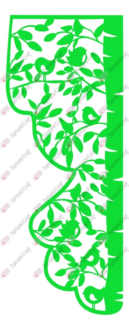 Zasłonka wiosenna 6 Dekoracje z papieru