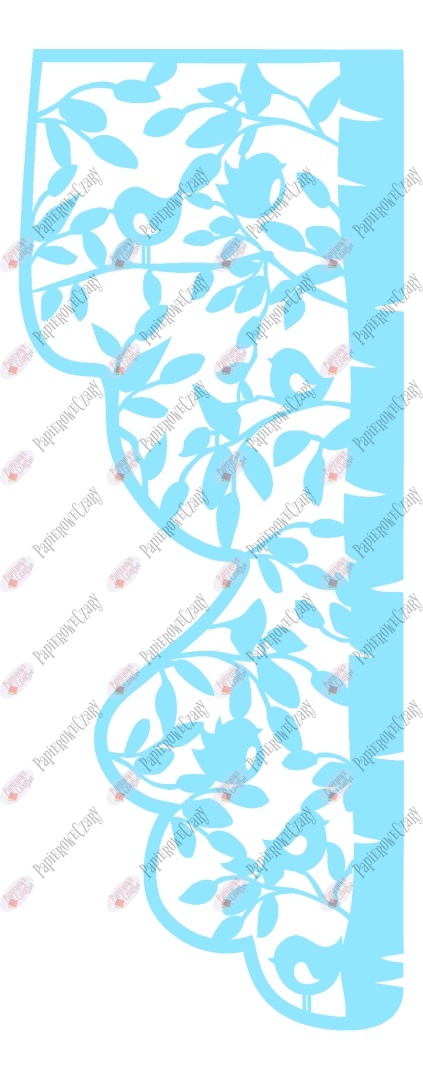 Zasłonka wiosenna 6 Dekoracje z papieru