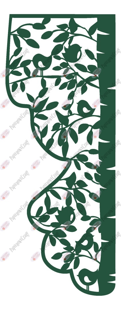 Zasłonka wiosenna 6 Dekoracje z papieru