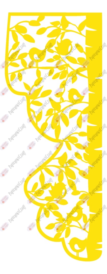 Zasłonka wiosenna 6 Dekoracje z papieru