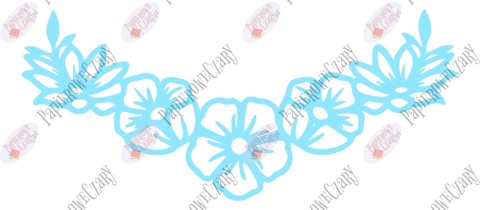 Girlanda kwiaty 1 Dekoracje z papieru