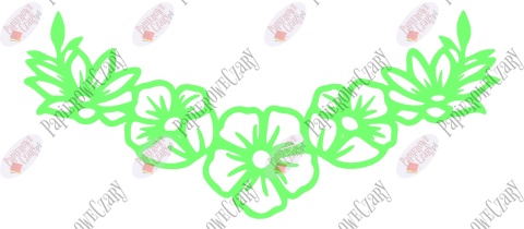 Girlanda kwiaty 1 Dekoracje z papieru