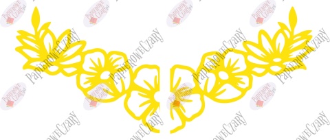 Girlanda kwiaty 1 Dekoracje z papieru