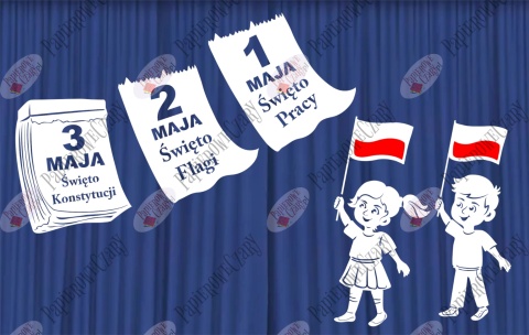 Zestaw 99 Święta majowe Dekoracje z papieru