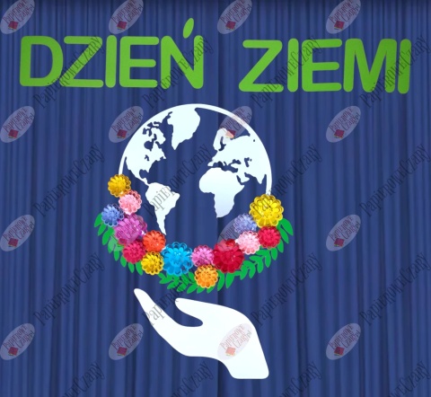 Zestaw 42 XXL Dzień Ziemi kwiaty Dekoracje z papieru