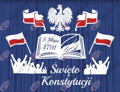 Zestaw 155 Święto Konstytucji 3 Maja Dekoracje z papieru