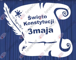 Zwój 3 Maja 1 Dekoracje z papieru