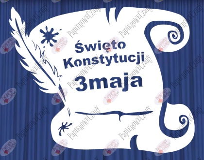 Zwój 3 Maja 1 Dekoracje z papieru