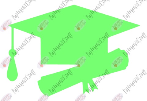 Biret 1 Rok szkolny Dekoracje z papieru