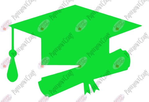 Biret 1 Rok szkolny Dekoracje z papieru