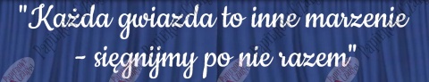 Napis "Każda gwiazda to inne marzenie..." Dekoracje z papieru