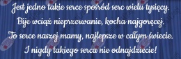 Napis na Dzień Mamy 