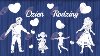Zestaw 153 Dzień Rodziny Dekoracje z papieru