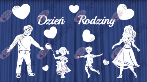 Zestaw 153 Dzień Rodziny Dekoracje z papieru