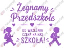 Zestaw 252 Żegnamy Przedszkole Dekoracje z papieru