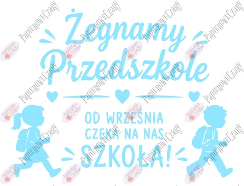 Zestaw 252 Żegnamy Przedszkole Dekoracje z papieru
