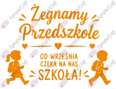 Zestaw 252 Żegnamy Przedszkole Dekoracje z papieru