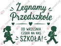 Zestaw 252 Żegnamy Przedszkole Dekoracje z papieru