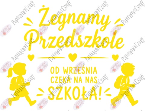 Zestaw 252 Żegnamy Przedszkole Dekoracje z papieru