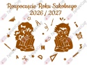Zestaw 223 Rozpoczęcie Roku Szkolnego Dekoracje z papieru