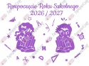 Zestaw 223 Rozpoczęcie Roku Szkolnego Dekoracje z papieru