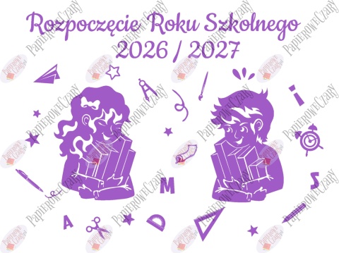 Zestaw 223 Rozpoczęcie Roku Szkolnego Dekoracje z papieru