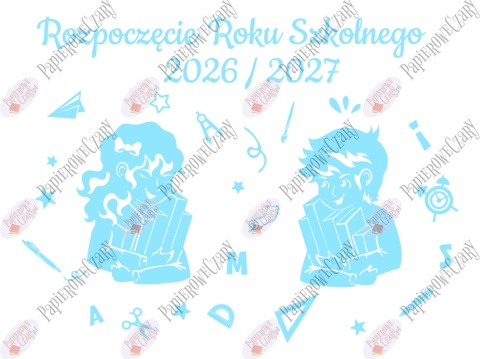Zestaw 223 Rozpoczęcie Roku Szkolnego Dekoracje z papieru