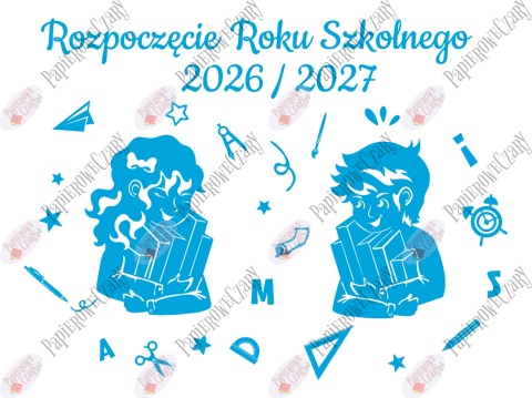 Zestaw 223 Rozpoczęcie Roku Szkolnego Dekoracje z papieru