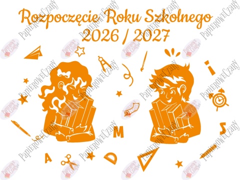 Zestaw 223 Rozpoczęcie Roku Szkolnego Dekoracje z papieru