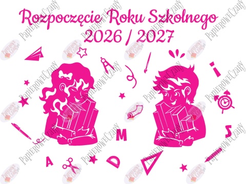 Zestaw 223 Rozpoczęcie Roku Szkolnego Dekoracje z papieru