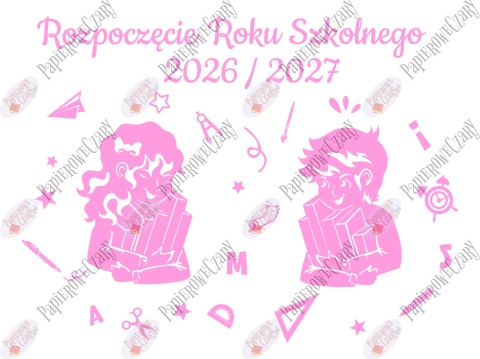Zestaw 223 Rozpoczęcie Roku Szkolnego Dekoracje z papieru