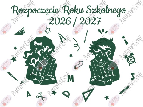 Zestaw 223 Rozpoczęcie Roku Szkolnego Dekoracje z papieru