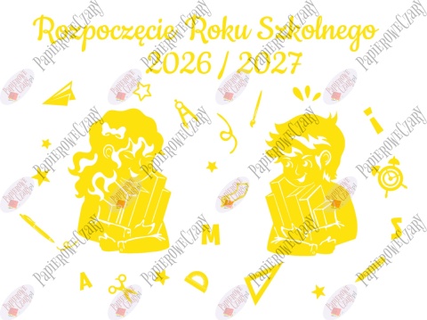 Zestaw 223 Rozpoczęcie Roku Szkolnego Dekoracje z papieru