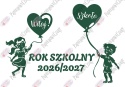 Zestaw 226 Rok Szkolny Dzieci Balony Dekoracje z papieru