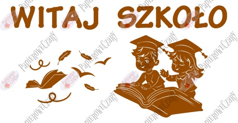 Zestaw 228 Witaj Szkoło Dekoracje z papieru