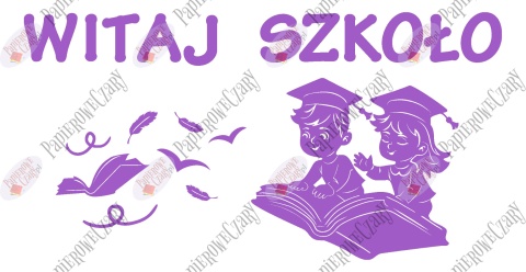 Zestaw 228 Witaj Szkoło Dekoracje z papieru