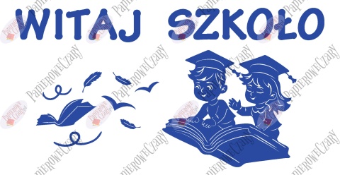 Zestaw 228 Witaj Szkoło Dekoracje z papieru